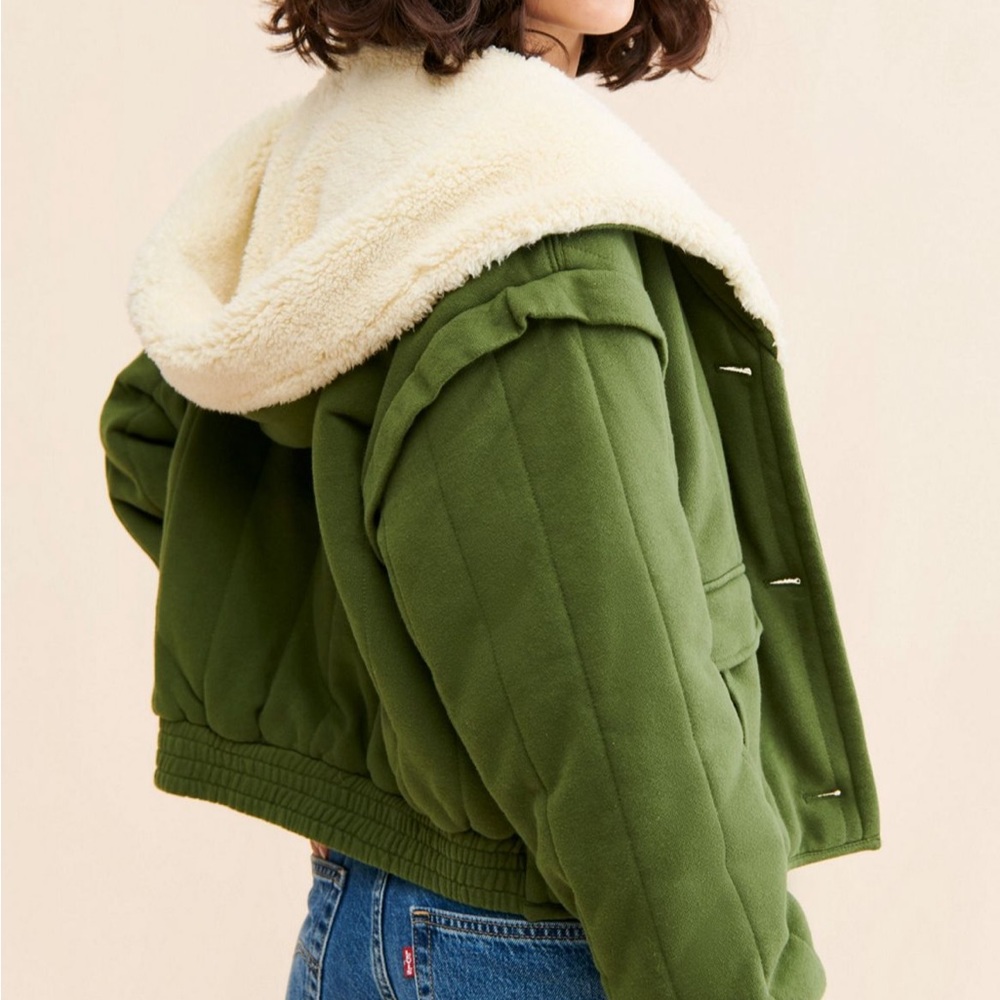 Free people filipa hooded jacket